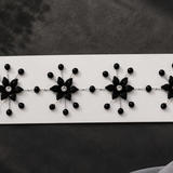 Floral Crystal & Pearl Hair Vine — Bridal Hair Accessory
