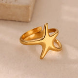 Luxury Starfish Summer Ring