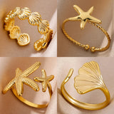 Luxury Starfish Summer Ring