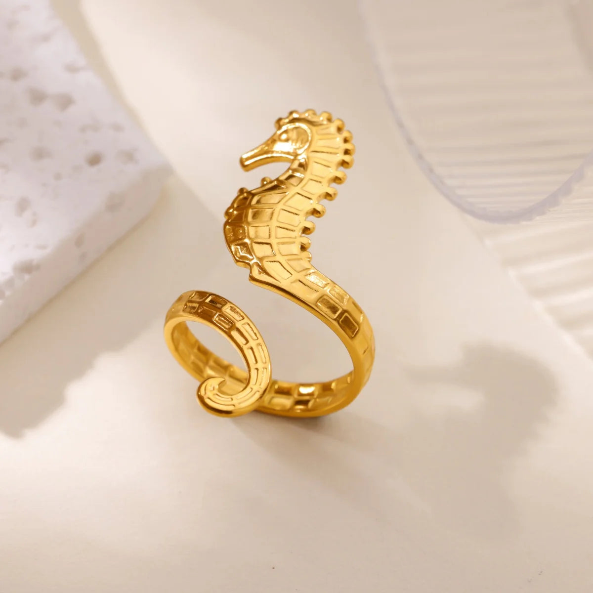 Luxury Starfish Summer Ring