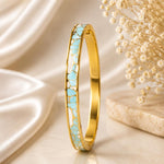 Red & Yellow Mosaic Enamel Bangle