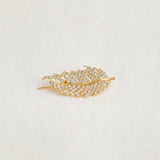 Crystal Rhinestone Leaf Hair Pin – 4 Colour Variants