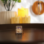Lavender Enamel Ring